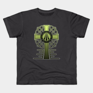 Awen Celtic Cross 2 Kids T-Shirt